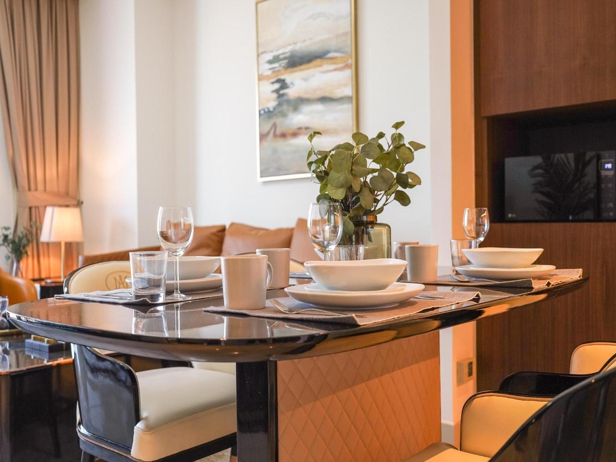 Luxurious Stylish Apartments Across Dubai Mall Burj Khalifa City Views Exterior foto